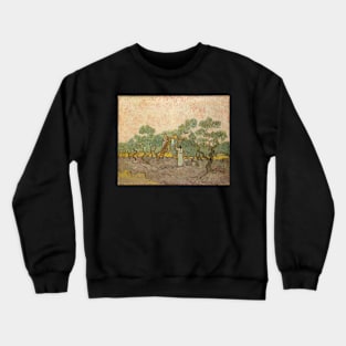 Women Picking Olives Crewneck Sweatshirt